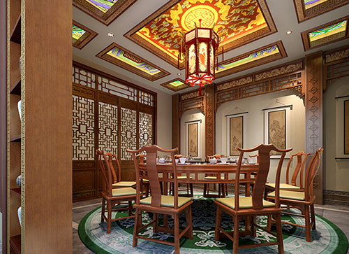 芜湖中式古典风格家居装修设计效果图