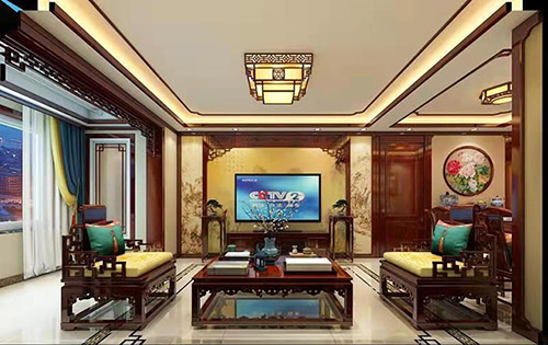 芜湖住宅新中式风格装修，尽显奢华品味