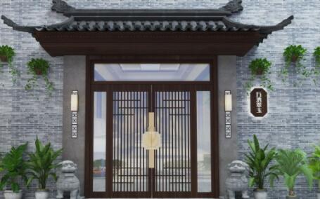 芜湖您是否了解不同形式的中式门头设计要点？